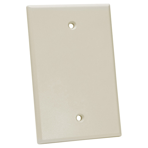 Quest NFP-5009 Single Gang Almond Blank Oversized Keystone Wall Plate