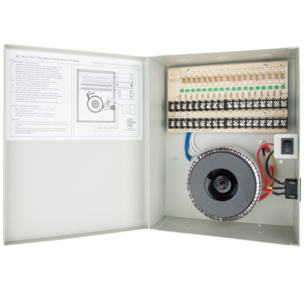 Vitek VT-2415A-A18 18 Output 24VAC Power Center