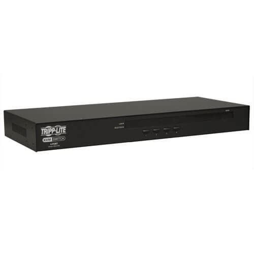 Tripp-Lite B042-004 4-Port 1U Rack-Mount USB/PS2 KVM Switch
