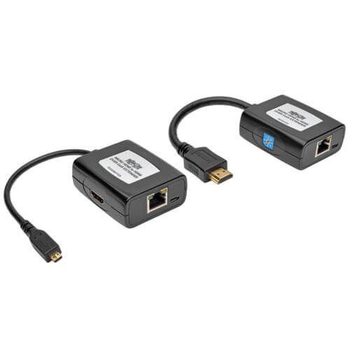Tripp-Lite B126-1A1-U-MCRO Micro-HDMI to HDMI over Cat5/Cat6 Extender Transmitter Receiver