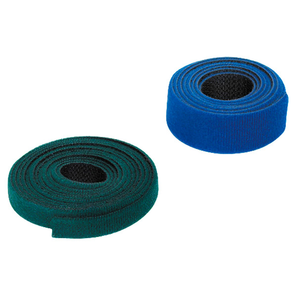 Quest NVT-3801 30ft. Black 3/8" Dual Sided Hoop & Loop Fastener