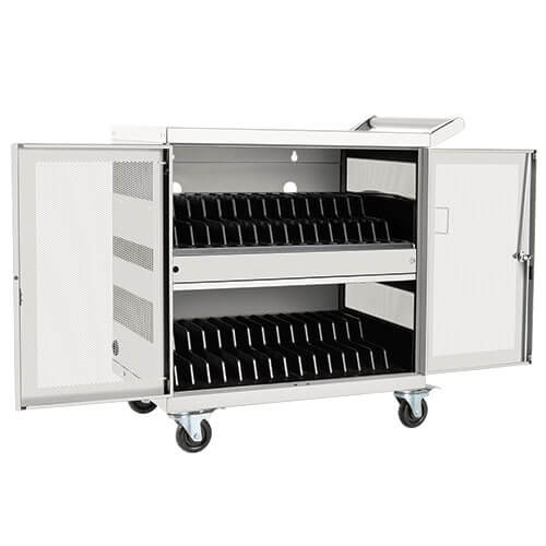 Tripp-Lite CSC32USBW 32-Port USB Charging Cart Storage Station