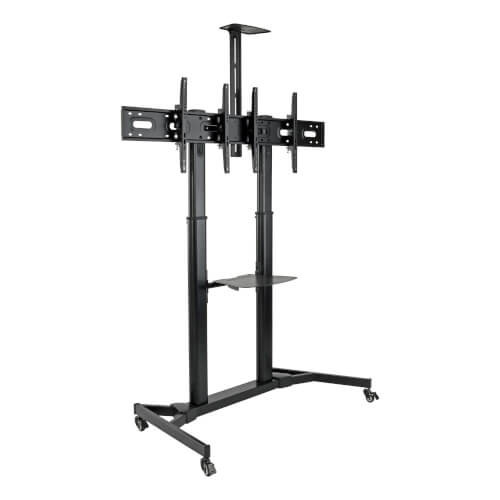 Tripp-Lite DMCSD3545M Dual Screen Mobile TV Floor Stand Cart