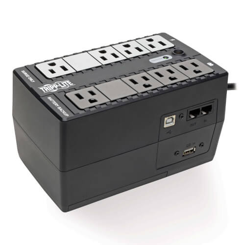 Tripp-Lite INTERNET650U1 650VA 330W UPS Desktop Battery Back Up