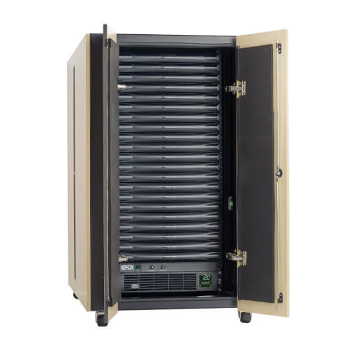 Tripp-Lite MDA1F21UPX00001 EdgeReady Micro Data Center 21U Quiet 3000VA UPS PDU 24U Rack
