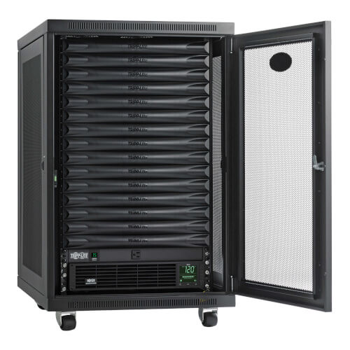 Tripp-Lite MDK1F15UPX00000 EdgeReady Micro Data Center 15U 1500VA UPS PDU 18U Rack 120V Kit