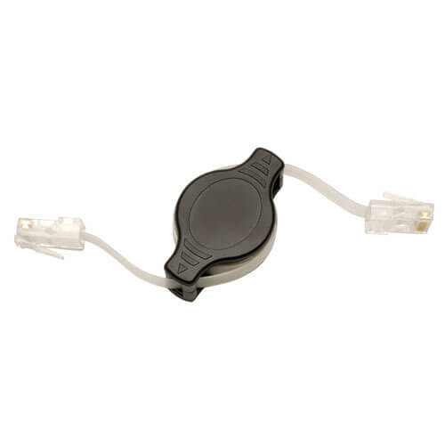 Tripp-Lite N009-004-R 4Ft Cat5e / Cat5 Retractable Patch Notebook Laptop Cable RJ45 4'