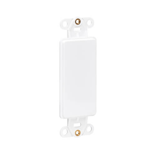 Tripp-Lite N042D-100V-WH Decora Style Vertical Blank White Center Plate Insert