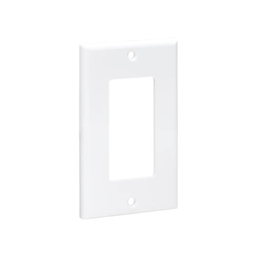 Tripp-Lite N042D-100-WH Decora Style Vertical White Single-Gang Faceplate