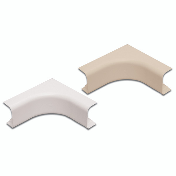 Quest FIC-41414 1/2" White Inside Corner Raceway Accessory