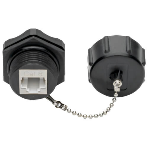 Tripp-Lite N206-KJ01-IND Keystone Jack Cat6 Cat5e RJ45 110 Punch Down Shielded Industrial