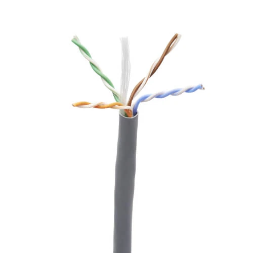 Tripp-Lite N224-01K-GY-LP5 Cat6 Bulk Cable 100W High-Power PoE & PoE++ 23 AWG Gray 1000Ft
