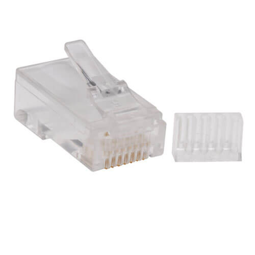 Tripp-Lite N230-100 Tripp Lite 100PK Cat6 RJ45 Modular Connector Plug Load Bar Solid / Stranded