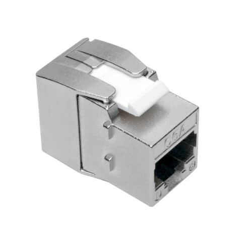 Tripp-Lite N238-001-SH-TF Cat6a/Cat6/Cat5e Toolless Keystone Jack RJ45 Shielded Dust Cap