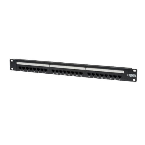 Tripp-Lite N252-024 Tripp Lite 24-Port Cat6 Patch Panel 568B 110 Punch down RJ45 1URM TAA GSA
