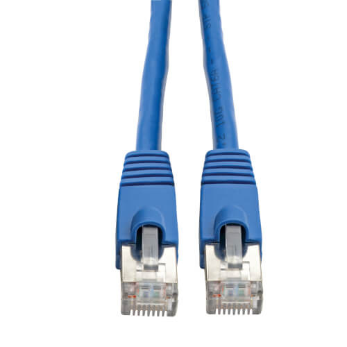 Tripp-Lite N262-020-BL Cat6a Snagless Shielded STP Patch Cable 10G, PoE, Blue M/M 20Ft