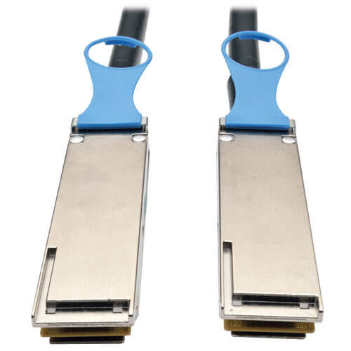 Tripp-Lite N282-03M-28-BK 3M QSFP28 to QSFP28 100Gbe Passive DAC Copper InfiniBand Cable