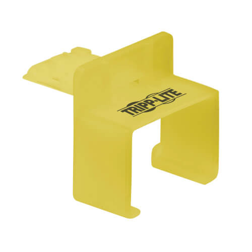 Tripp-Lite N2LOCK-010-YW Universal RJ45 Plug Locks Patch Panel Wall Plate Yellow 10 Pack