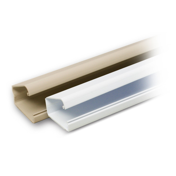 Quest LDR-02622 6Ft 1" Beige Raceway Latching Duct
