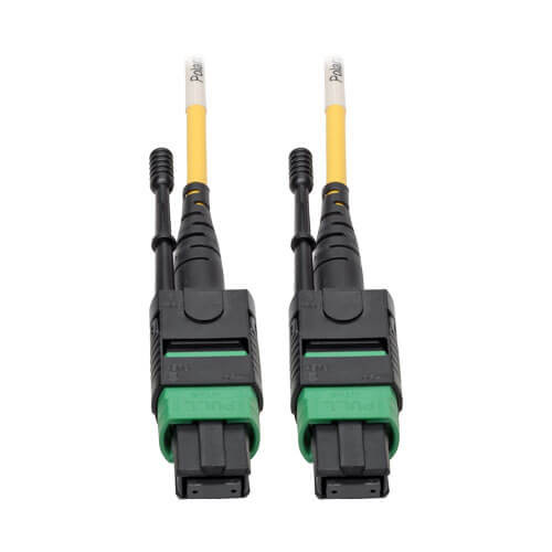 Tripp-Lite N390-01M-12-AP MTP/MPO (APC) SMF Fiber Patch Cable 12 Fiber QSFP+ 40/100Gbe 1M
