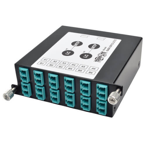 Tripp-Lite N484-2M12-LC12 40G to 10G Breakout Cassette 2 12-Fiber MTP/MPO to 12 LC Duplex