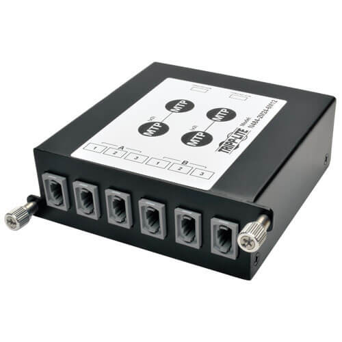 Tripp-Lite N484-2M24-6M12 100Gb/120Gb to 40Gb Breakout Cassette 2 24-Fiber to 6 12-Fiber
