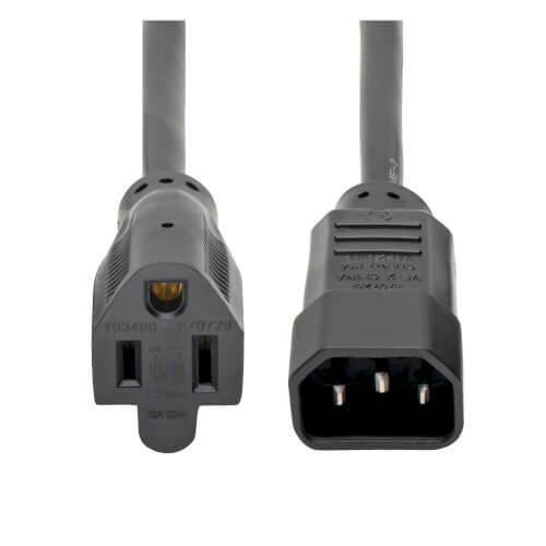 Tripp-Lite P002-002-10A 2Ft Power Cord Adapter
