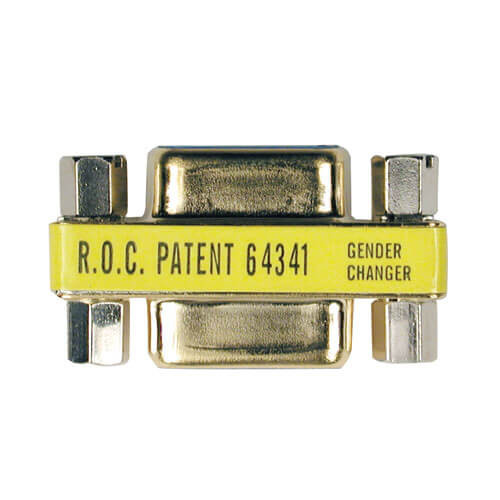 Tripp-Lite P150-000 Compact Gold DB9 F/F Gender Changer Adapter