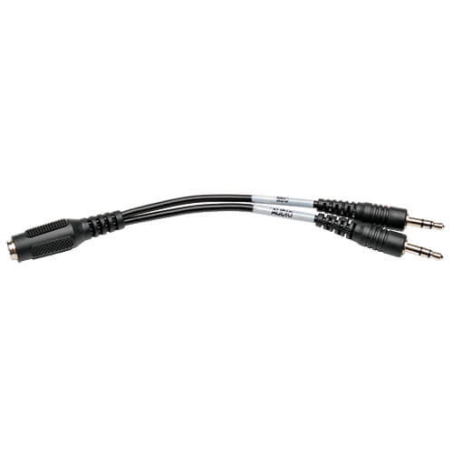 Tripp-Lite P318-06N-FMM Audio Headset Splitter Adapter