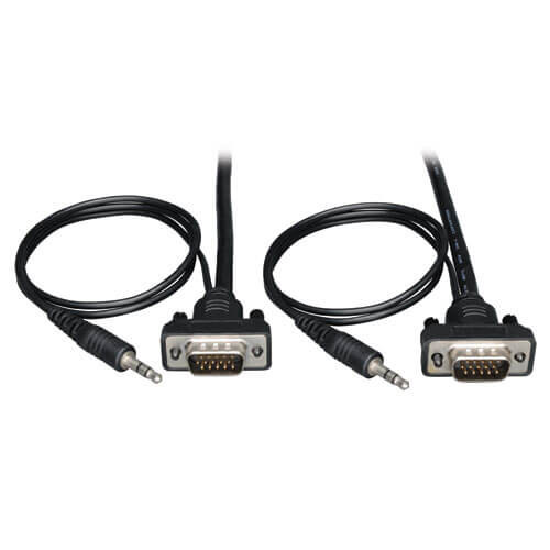 Tripp-Lite P504-003-SM 3Ft SVGA/VGA Compact RGB Coax Monitor Cable