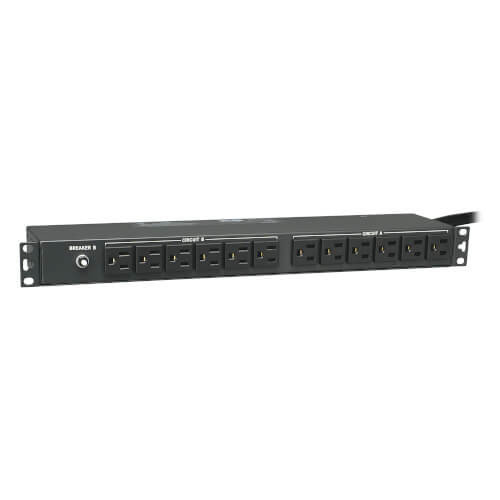 Tripp-Lite PDU2430 Basic 120V 30A 5-15R 24-Outlet L5-30P Horizontal 1URM PDU