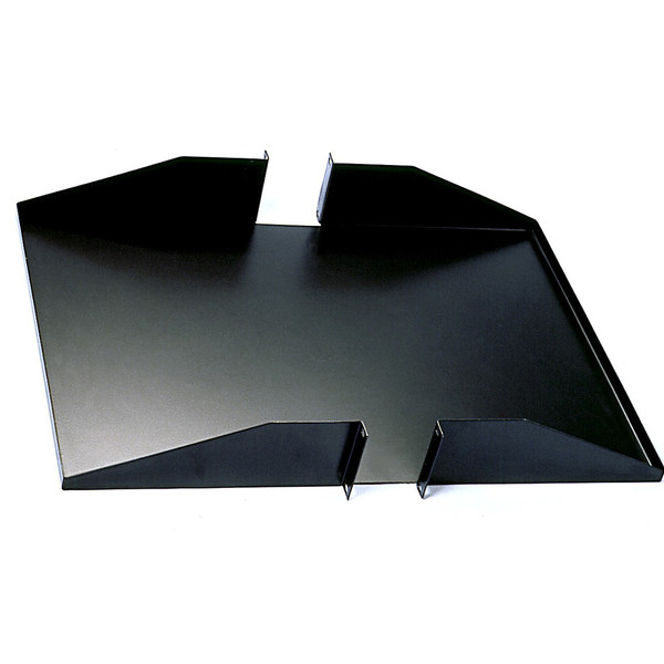 Quest ES0819-0225 19" Double-Sided Non-Vented Shelf, 2U, 25"D, Black
