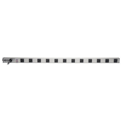 Tripp-Lite PS361220 Vertical Power Strip 120V 10 5-15R; 2 5-20R 15Ft Cord 36" Length