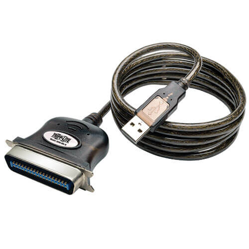 Tripp-Lite U206-006-R 6Ft USB/IEEE 1284 Parallel Printer Gold Adapter Cable