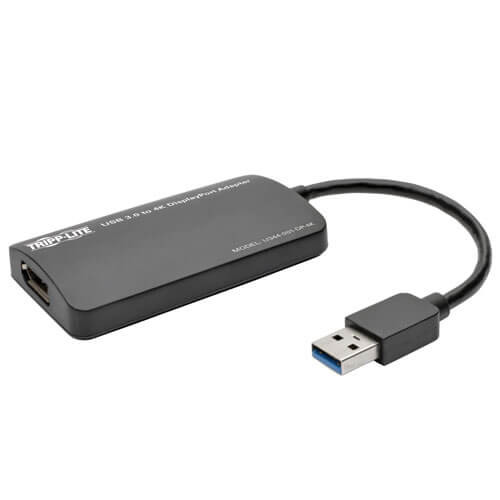 Tripp-Lite U344-001-DP-4K USB SuperSpeed DisplayPort Dual Monitor Graphics Adapter