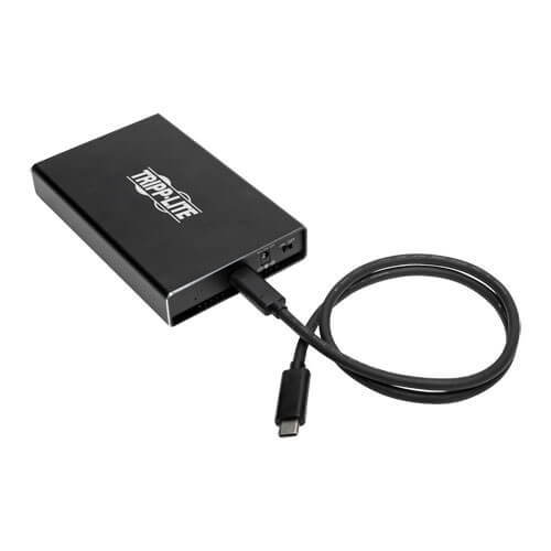 Tripp-Lite U457-025-SATAG2 USB 3.1 Gen 2 10Gbps SATA SSD/HDD USB-C Enclosure Adapter