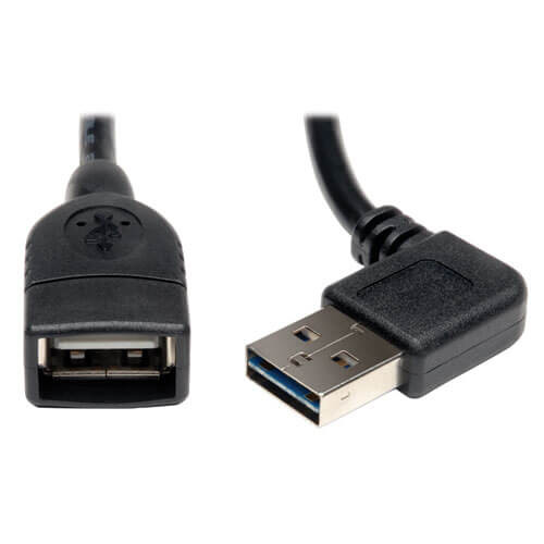 Tripp-Lite UR024-18N-RA 18" USB 2.0 Universal Reversible Cable