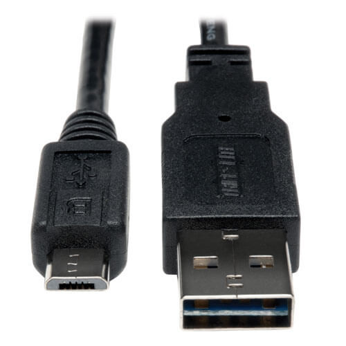 Tripp-Lite UR050-003 3Ft USB 2.0 Universal Reversible Cable