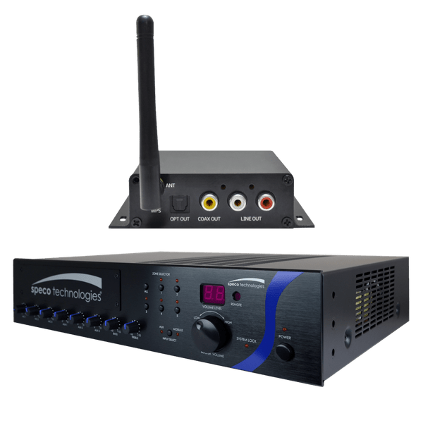 Speco ASPBMK1 AS1 Streamer & PBM120A Amplifer Bundle