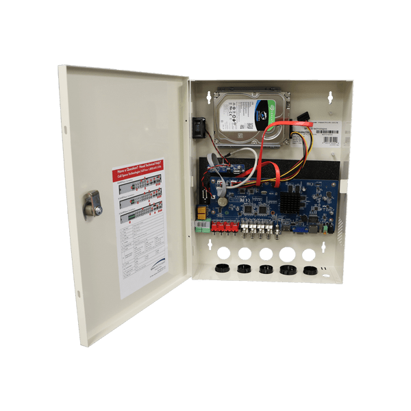 Speco H24WHRN12TB 24 Ch. Wall-Mount Hybrid Recorder - 16 Hybrid (TVI or IP) + 8 IP, 12TB, NDAA