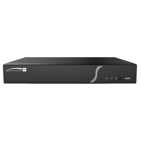 Speco H6HRL6TB 6 Channel Hybrid Recorder - 4 Hybrid (TVI or IP) + 2 IP, 6TB