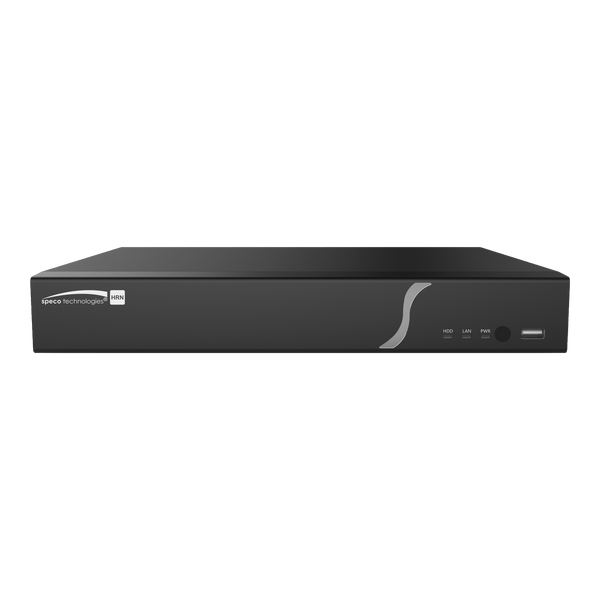 Speco H6HRN12TB 6 Channel Hybrid Recorder - 4 Hybrid (TVI or IP) + 2 IP, 12TB, NDAA