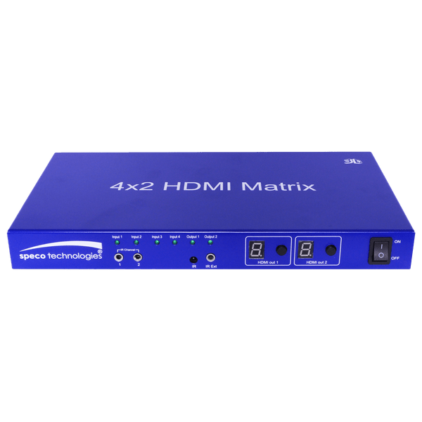 Speco HD4MAT HDMI 4 to 2 Matrix