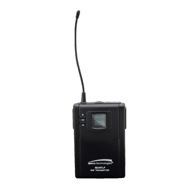 Speco MUHFLP Frequency Selectable UHF Bodypack Microphone
