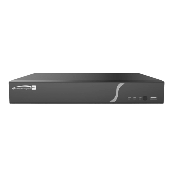 Speco N16NRE12TB 16 Channel Facial Recognition Recorder with Smart Analytics- 12TB