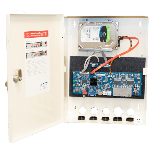 Speco N4WNRL4TB 4 Channel Wall Mount NRL- 4TB