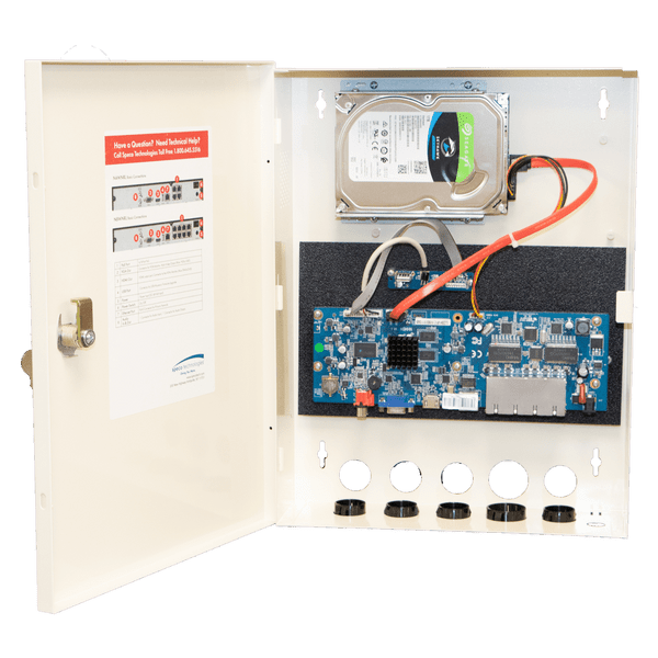 Speco N4WNRL8TB 4 Channel Wall Mount NRL- 8TB