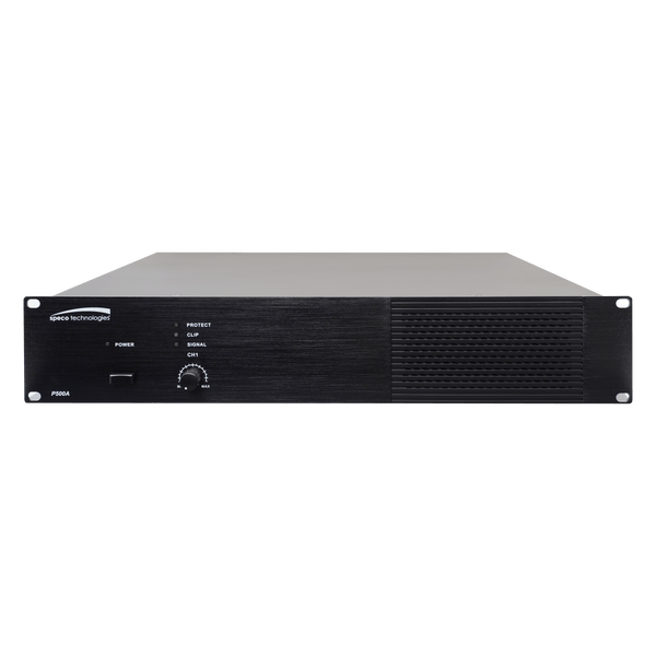 Speco P500A 500W Class D Power Amplifier