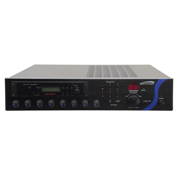 Speco PBM240AT 240W PA Mixer Amplifier with Tuner Module
