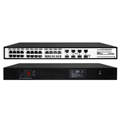LTS POE-SW2404EG 24 Port Gigabit PoE Switch